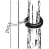 imageLuster Leaf 860 Rapiclip Hose and Wire Tree Tie Black 27quot