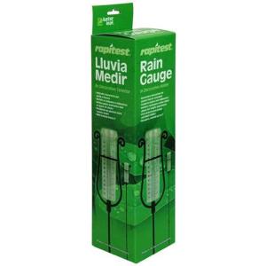 imageLuster Leaf 1640 Rainfall GaugeBlackPlastic Rain Gauge w Stake