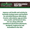 image:imageRapitest Soil Microbial Test Kit Improve Soil Health and Activity for use Along with Soil ConditionersActivatorsNutrients Designed Engineered and Assembled in the USA